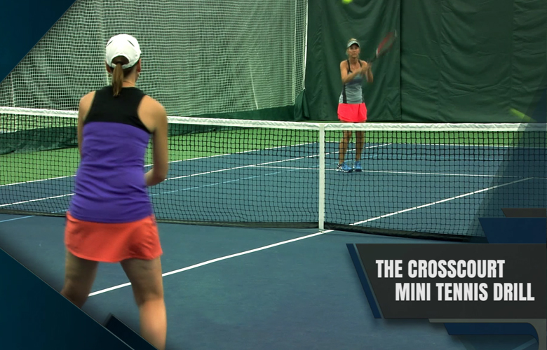 The Crosscourt Mini Tennis Drill