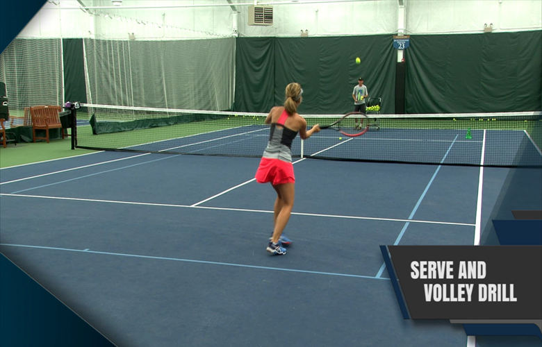 The Serve And Volley Drill